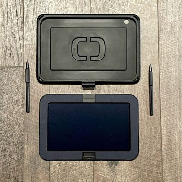 New! “Boogie Board” by Dashboard, Dark Blue & Black, Reusable Writing Tablet. - Picture 2 of 13